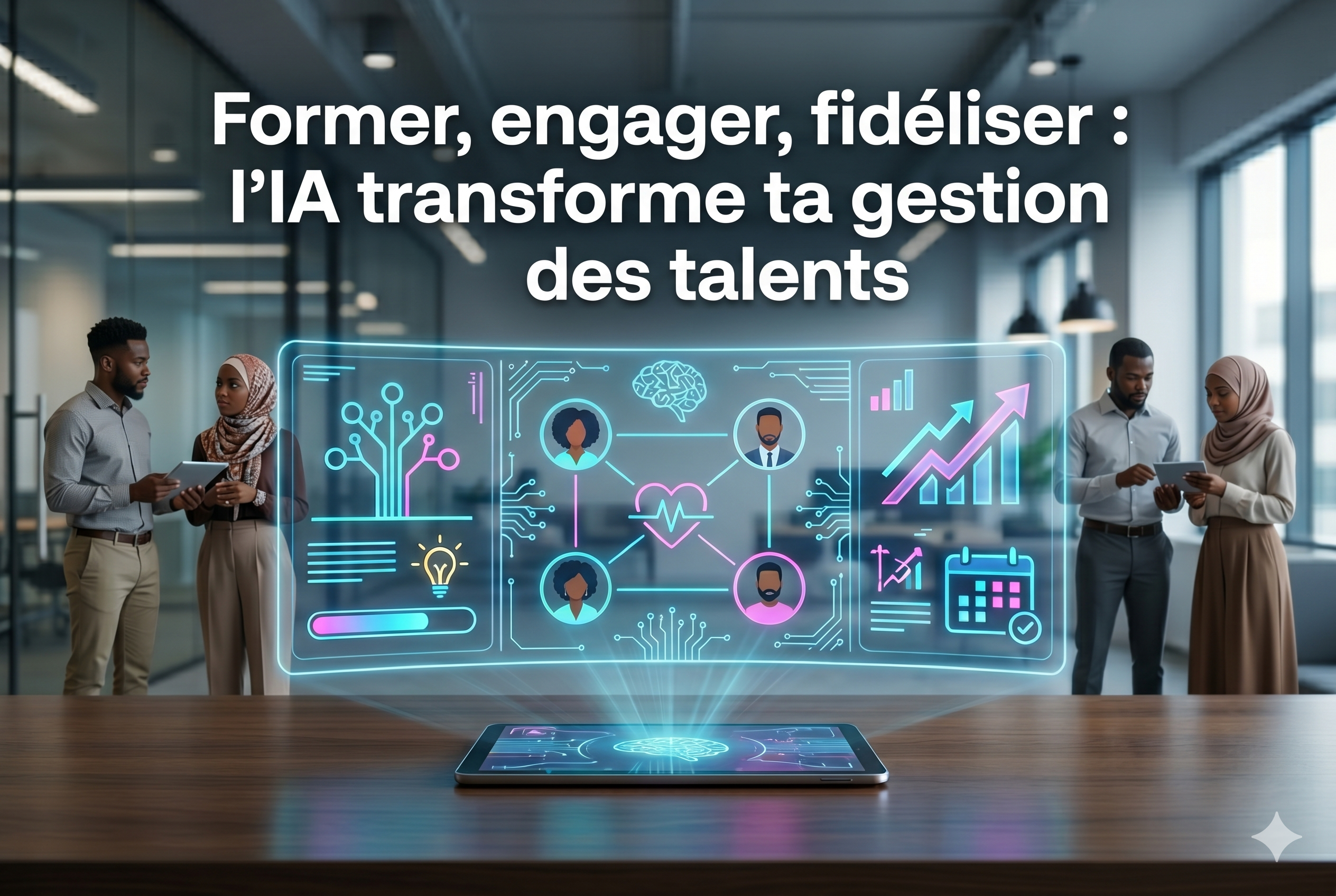 Former, engager, fidéliser : l'IA transforme ta gestion des talents