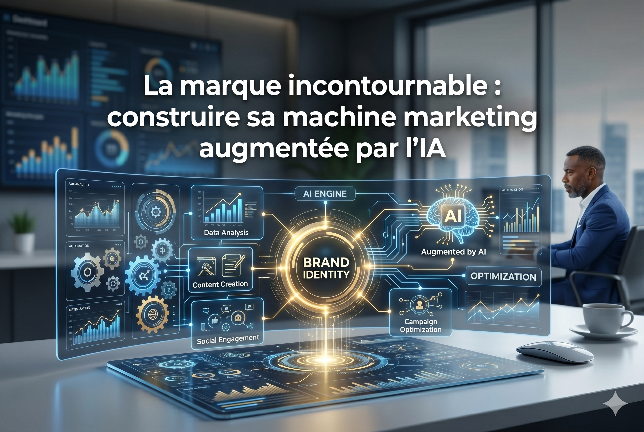 La marque incontournable : construire sa machine marketing augmentée par l'IA