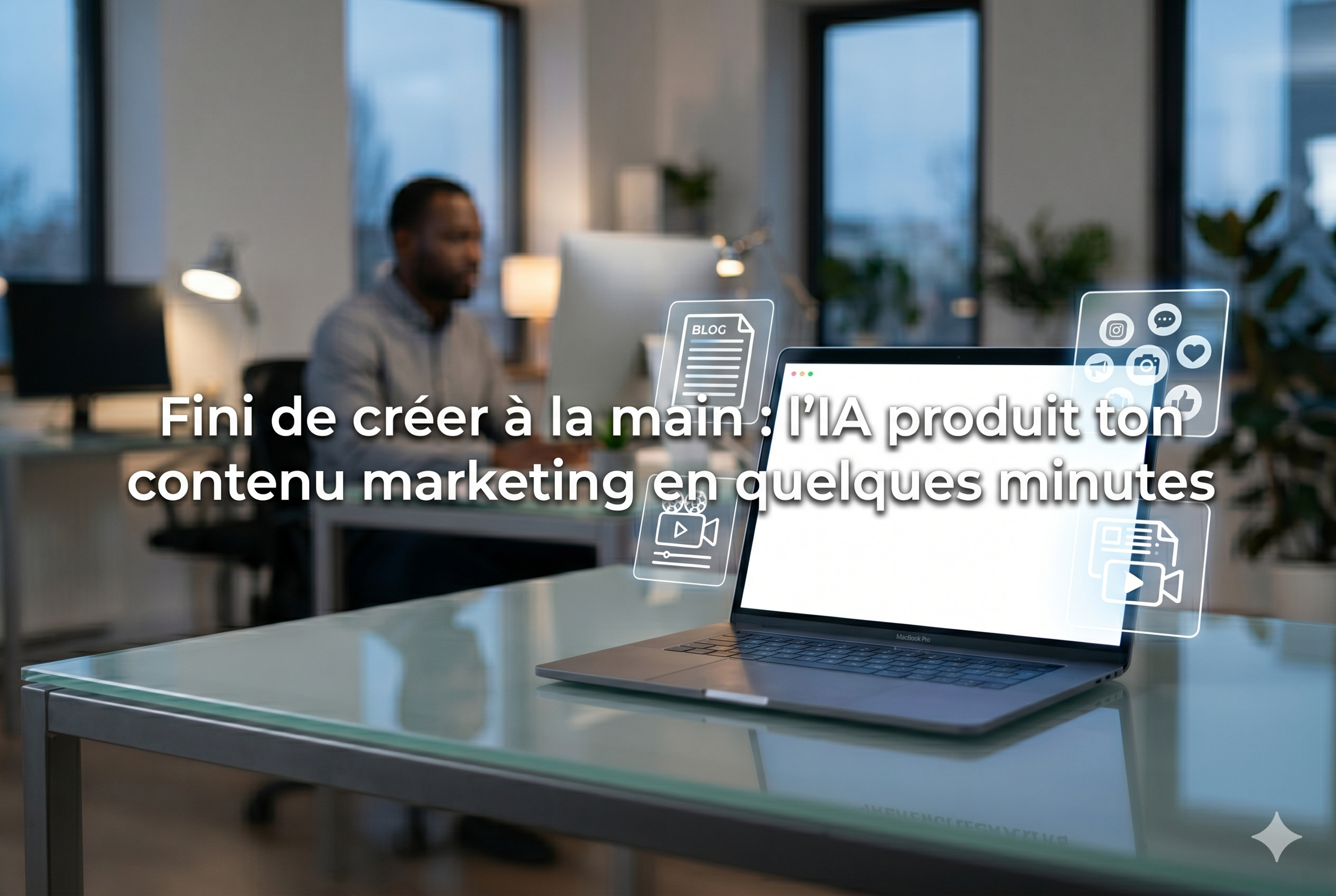 Fini de créer à la main : l'IA produit ton contenu marketing en quelques minutes