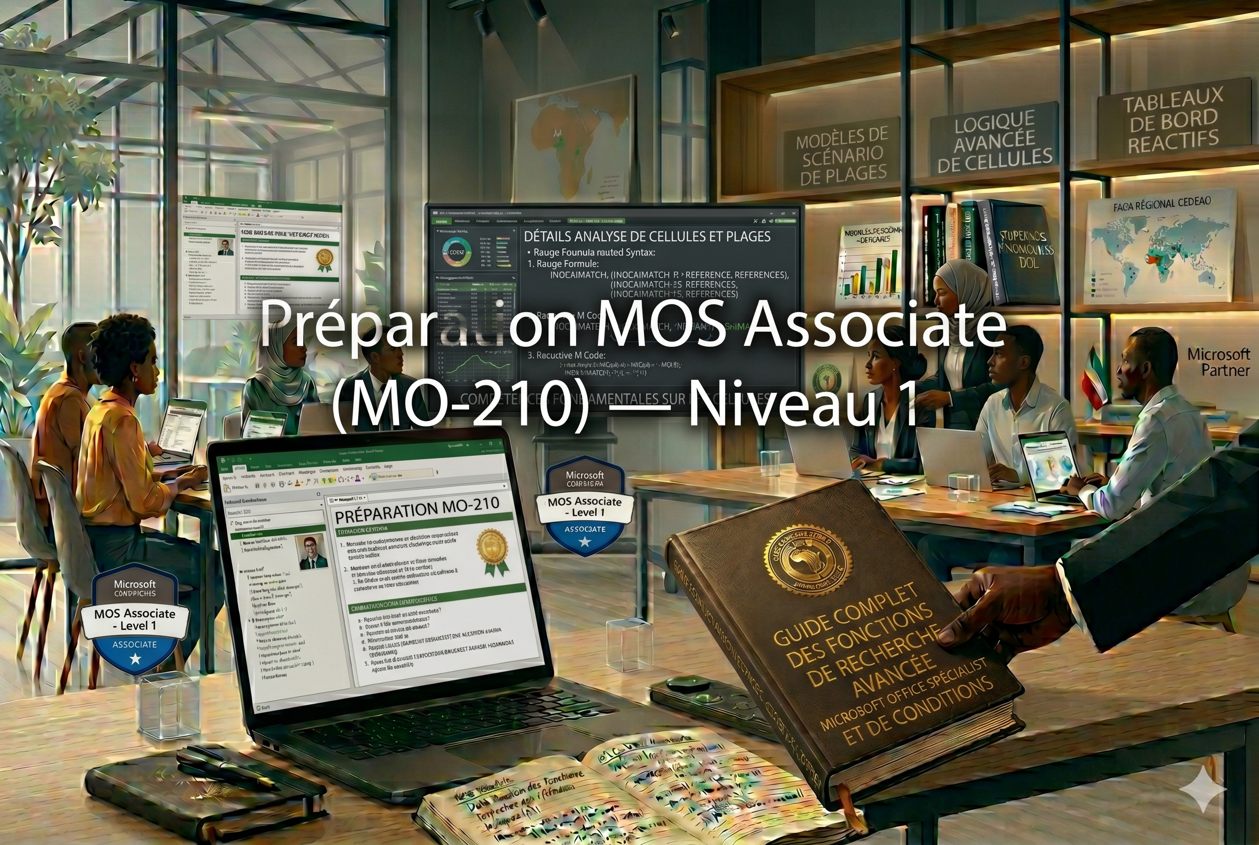 Préparation MOS Associate (MO-210) — Niveau 1
